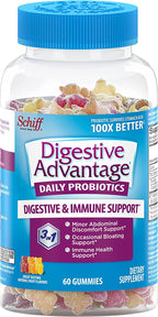 Schiff Sustenex Probiotic Gummies Assorted Fruit - 60 Gummies