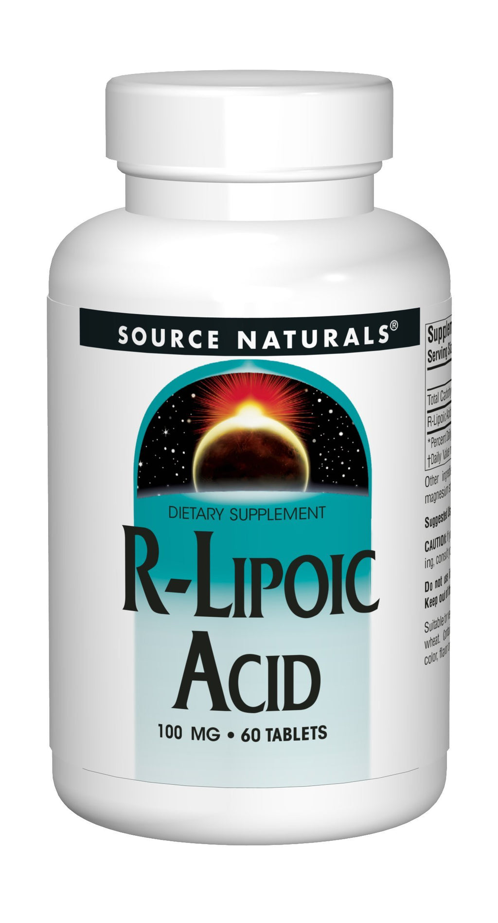 Source Naturals R-Lipoic Acid 100mg - 60 Tablets - image 4