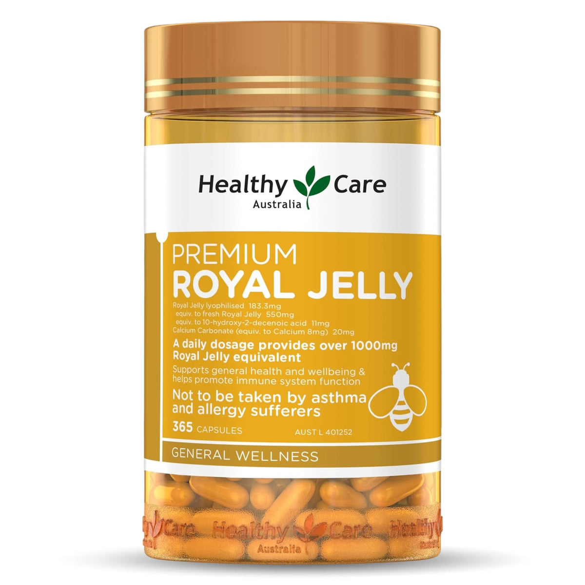 Healthy Care Royal Jelly 1000 - 365 Capsules