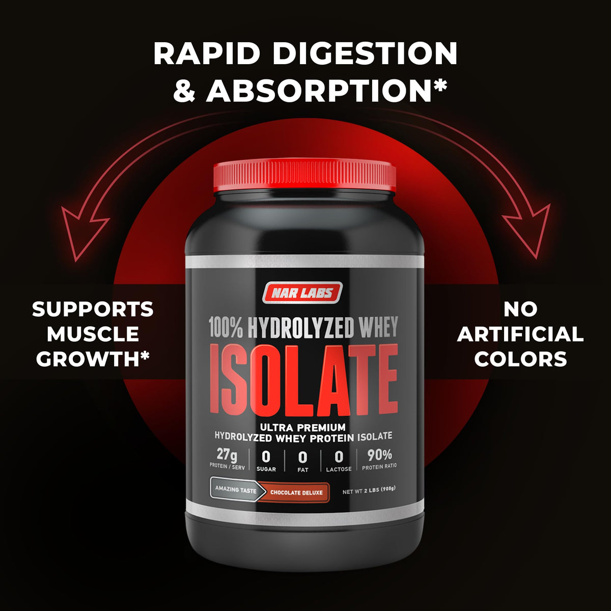 NAR LABS Hydrolyzed Whey Protein Isolate 2 lbs