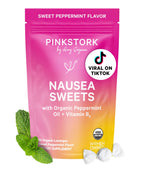 Pink Stork Organic Peppermint Sweets for Morning Sickness - 30 Count