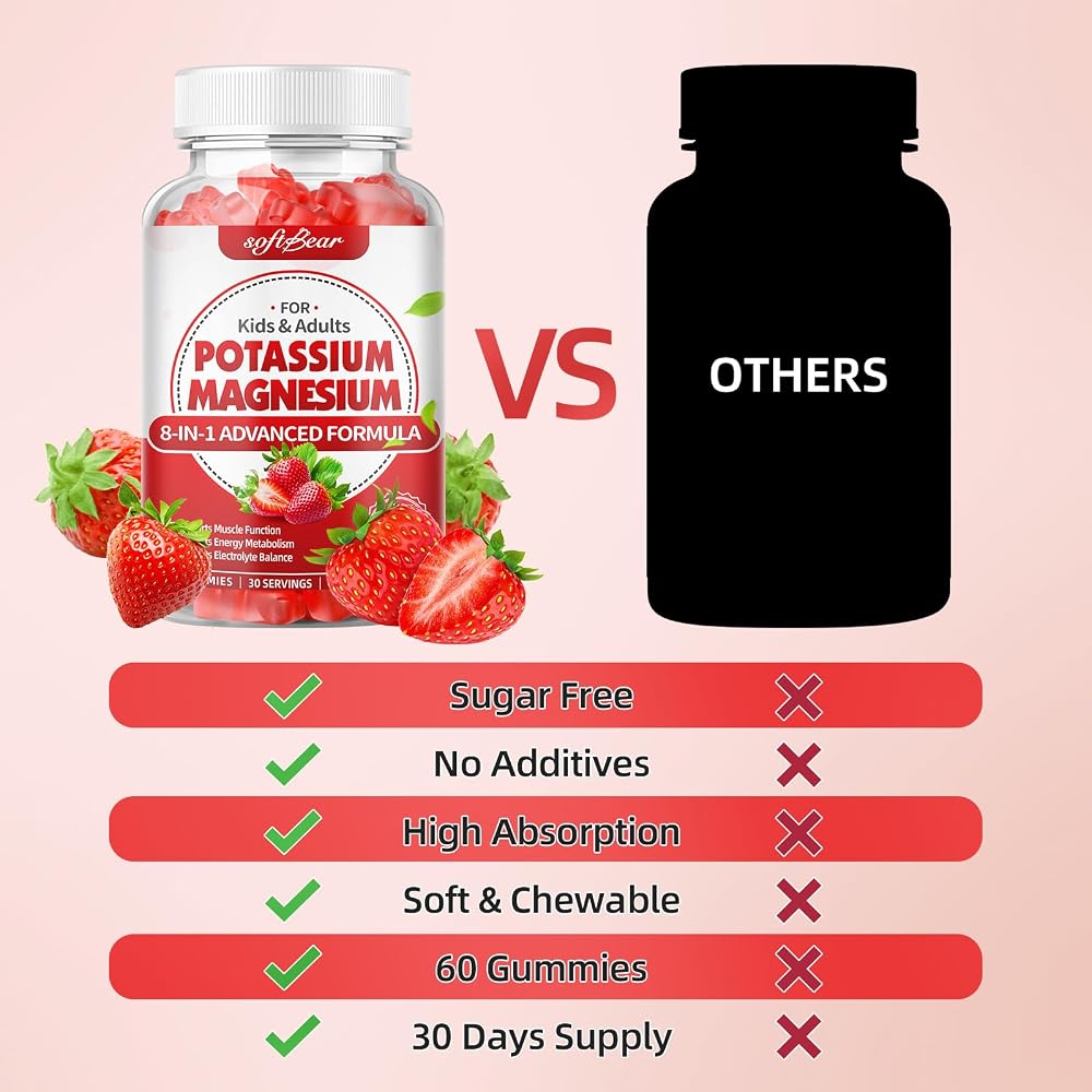 softbear Potassium Magnesium Supplement