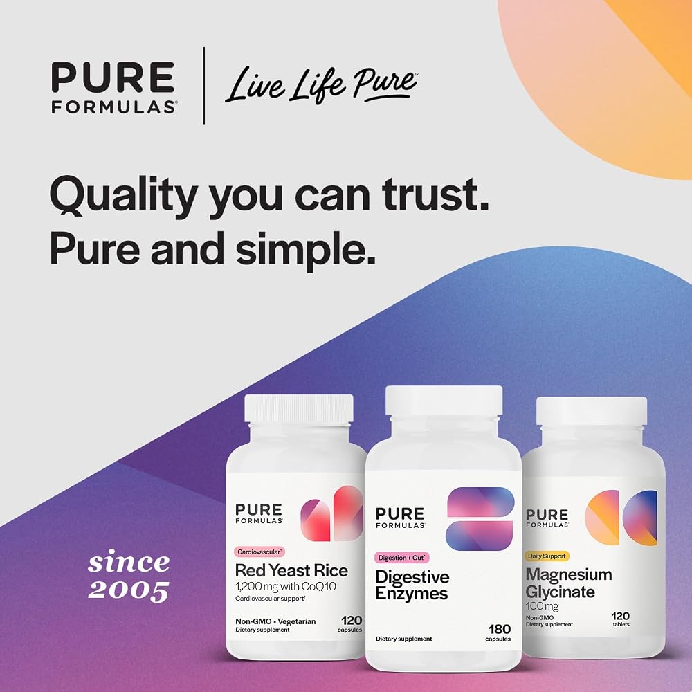 PureFormulas Complete Enzyme Pancreatic Enzymes 1000mg - 180 Tablets - image 5