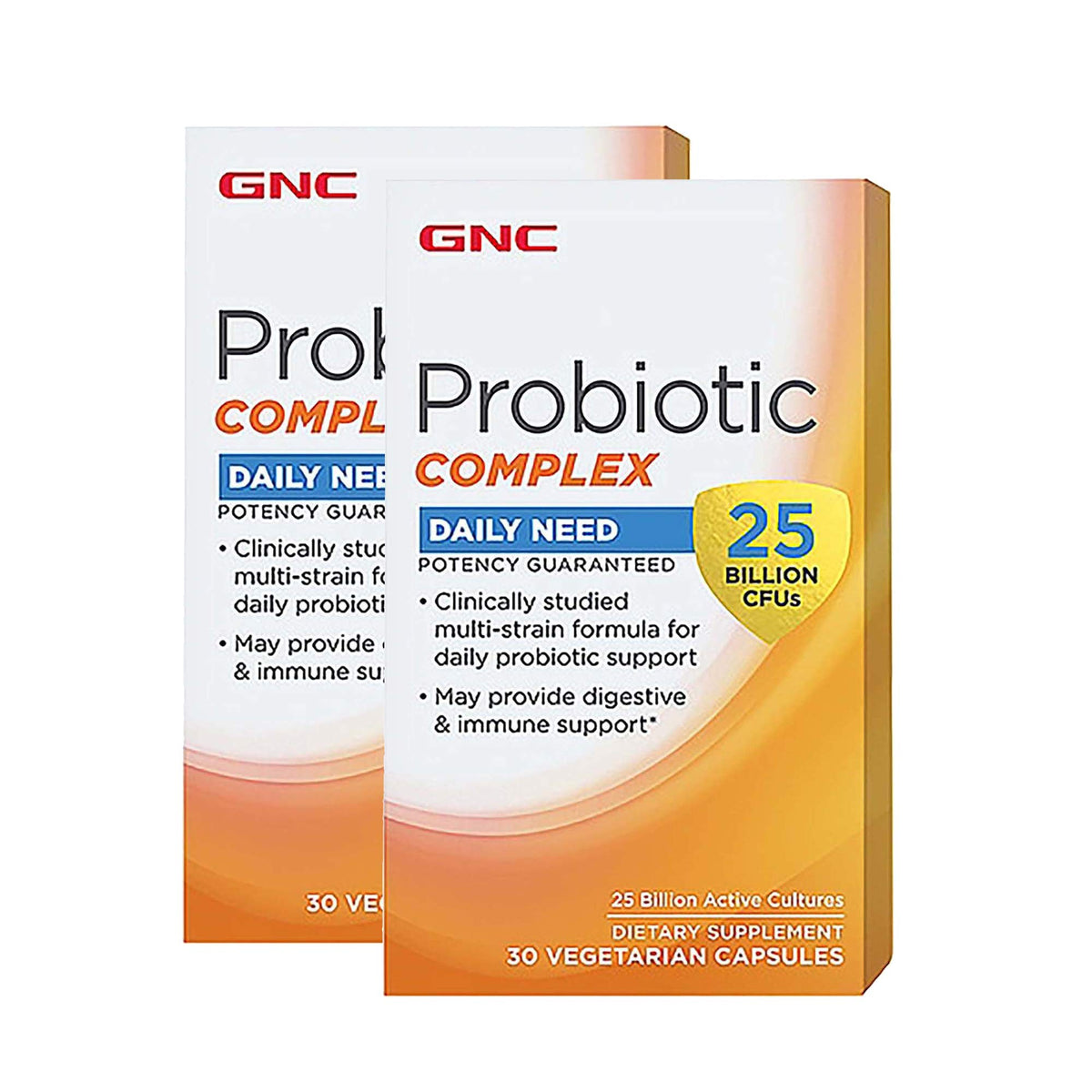 GNC Probiotic Complex Daily Need 25 Billion CFUs - 30 Capsules
