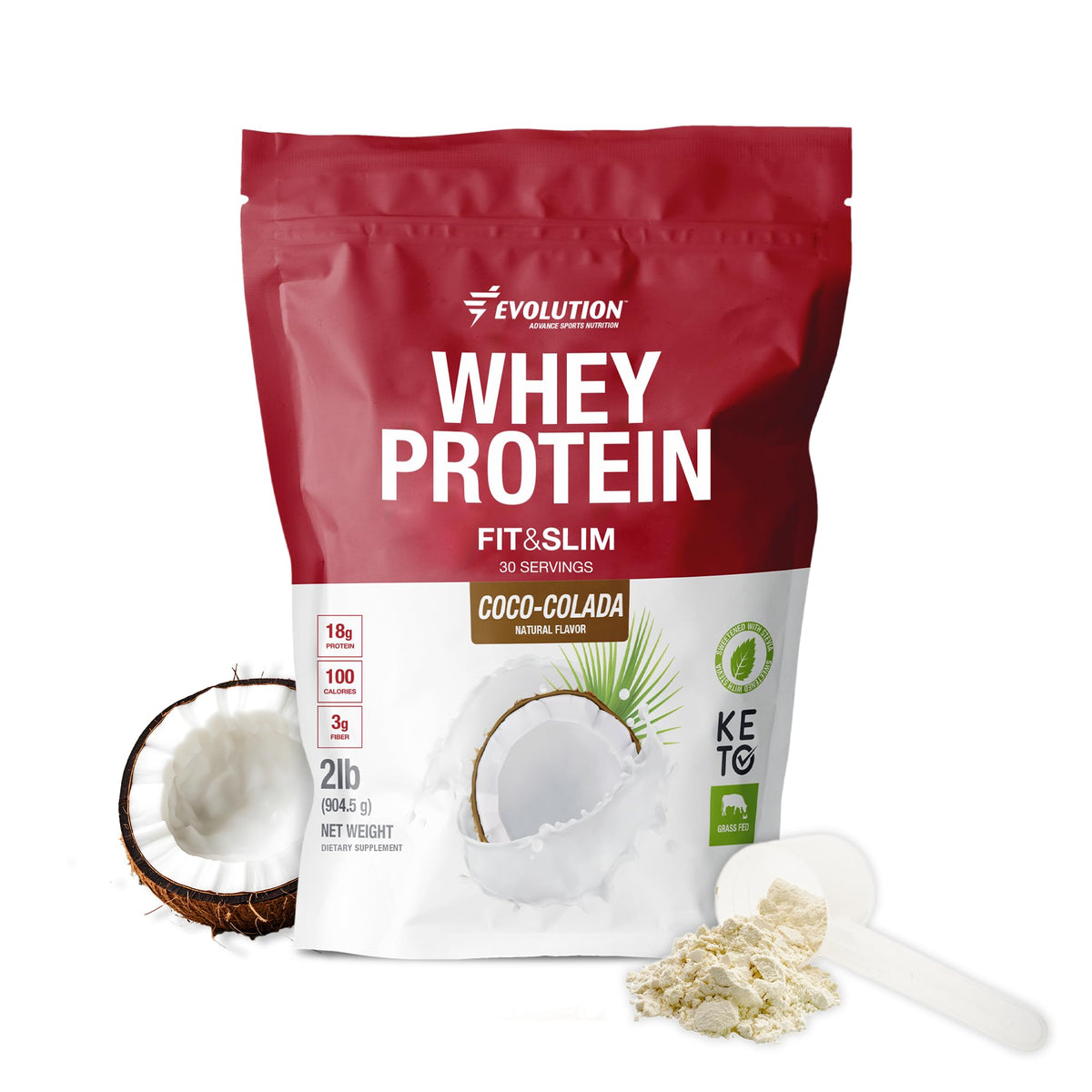 Evolution Advance Nutrition Fit & Slim Whey Protein Powder - 2 Pounds