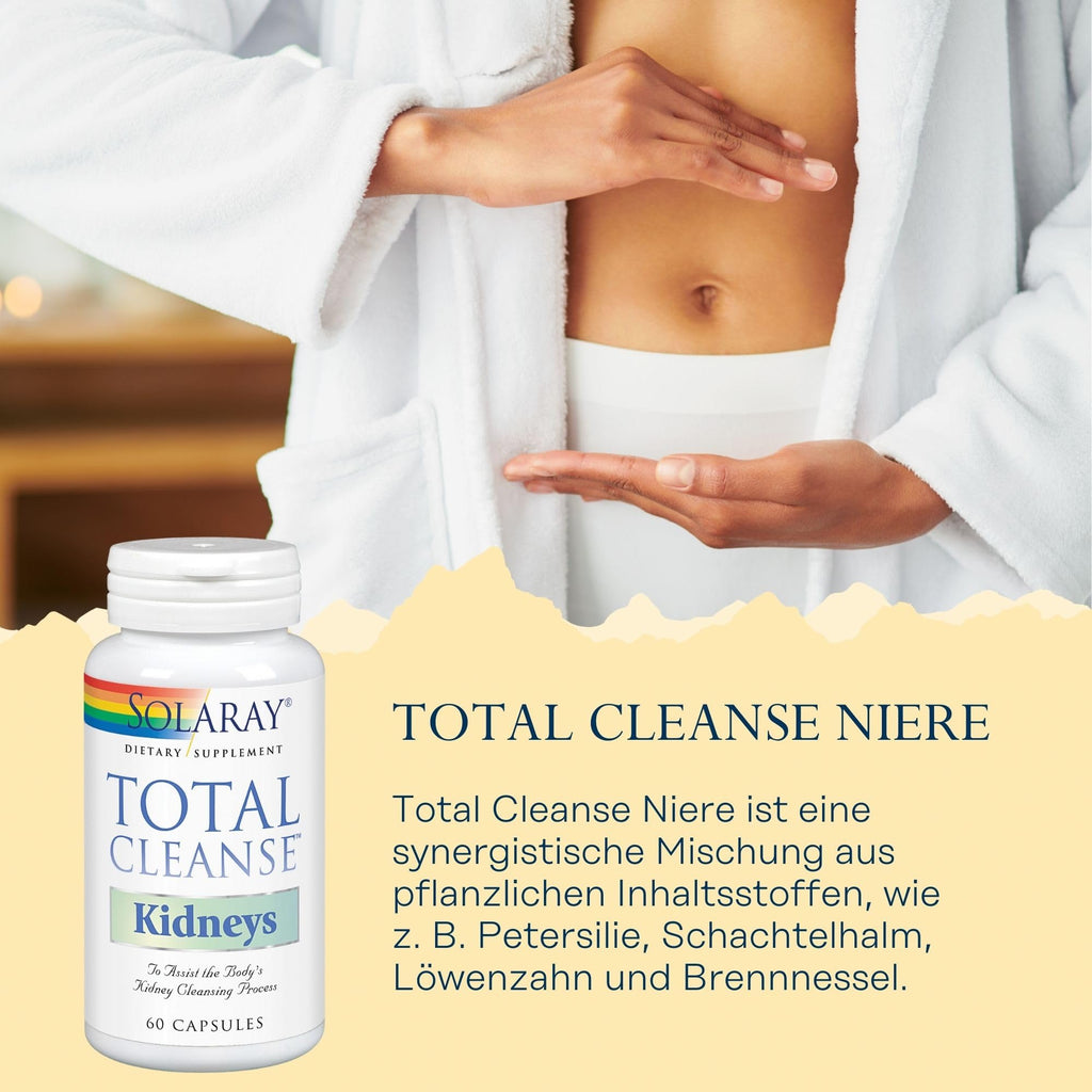 SOLARAY Total Cleanse Kidney Supplement - 60 Vegetarian Capsules - image 2
