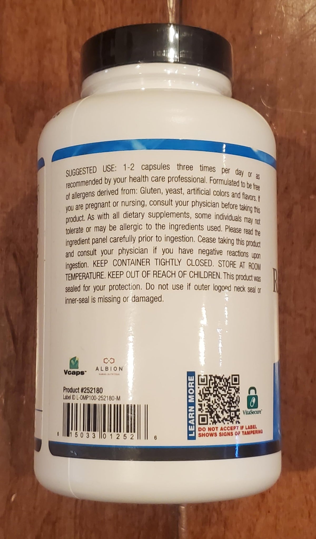 Ortho Molecular Products Reacted Cal-Mag - 90 Capsules - image 4