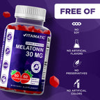 Vitamatic Extra Strength Melatonin 30 mg - 60 Gummies - image 4