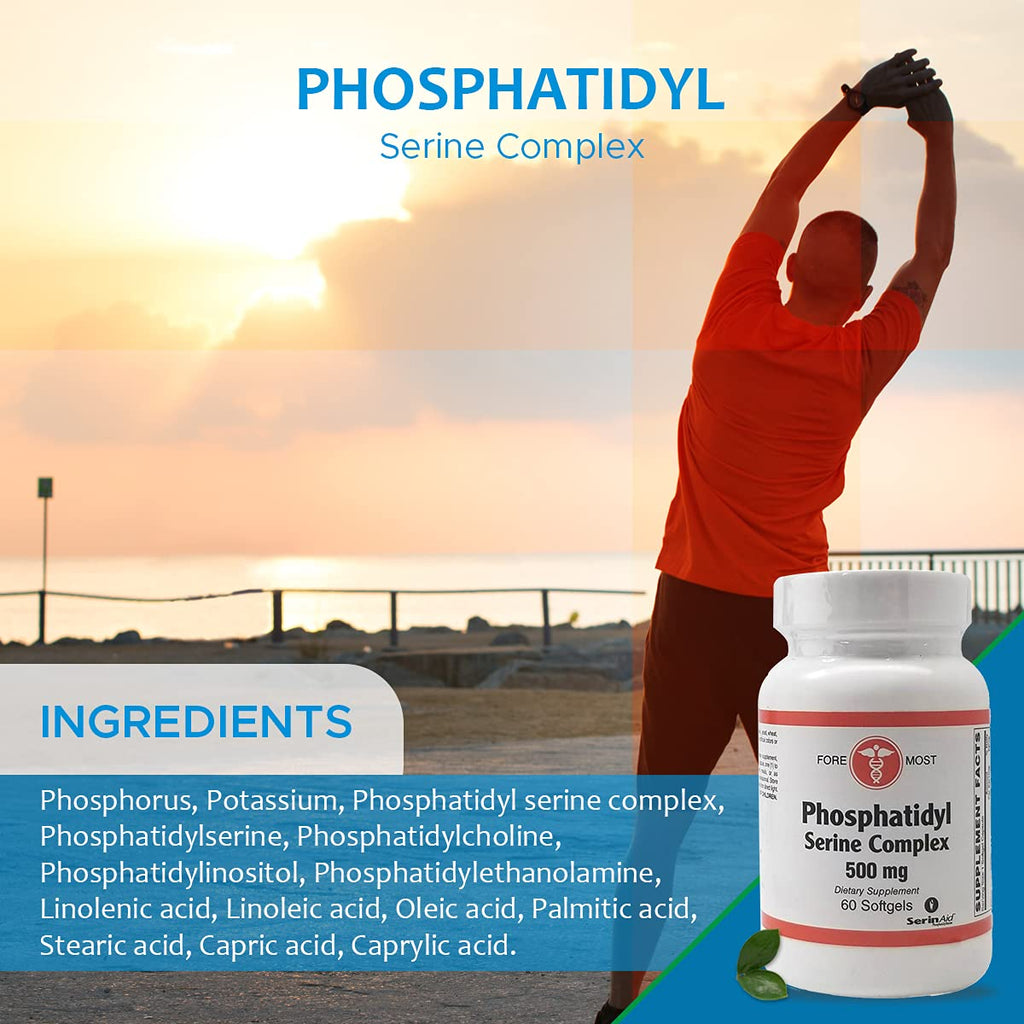 Holistic Health Phosphatidyl Serine Complex - 60 Softgels - image 4
