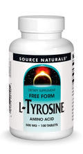 Source Naturals L-Tyrosine Free Form Amino Acid - 100 Tablets