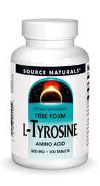 Source Naturals L-Tyrosine Free Form Amino Acid - 100 Tablets