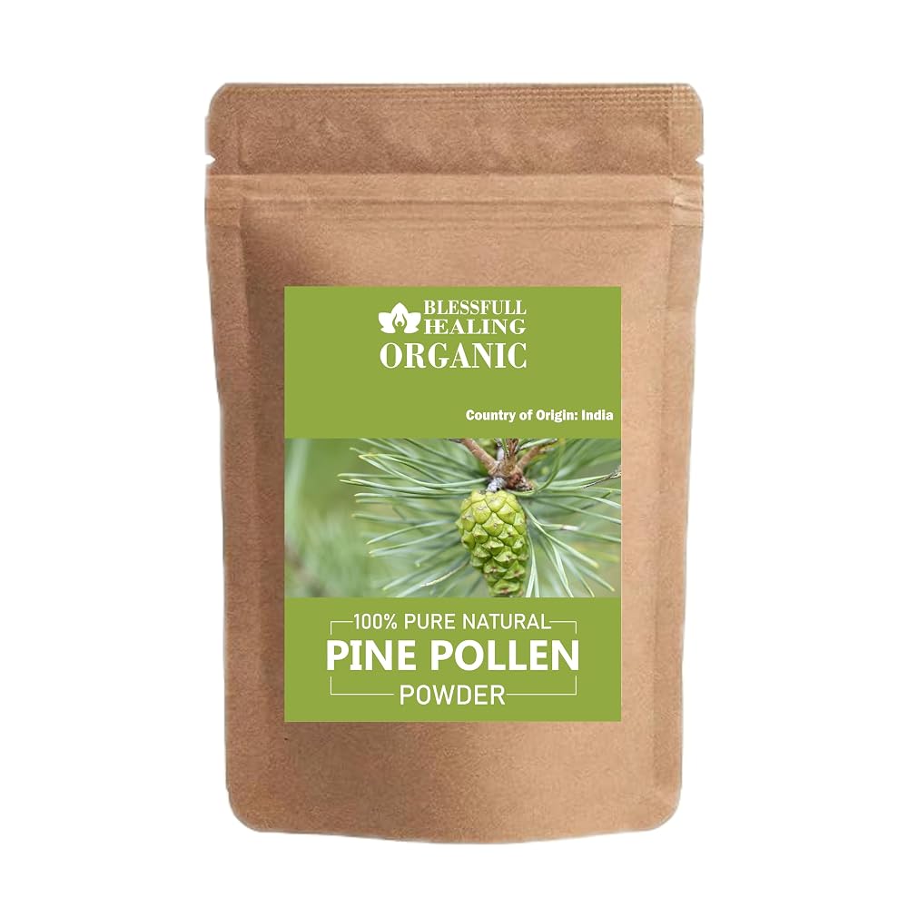 Blessfull Healing Organic Pine Pollen Powder 100% Pure Natural 200