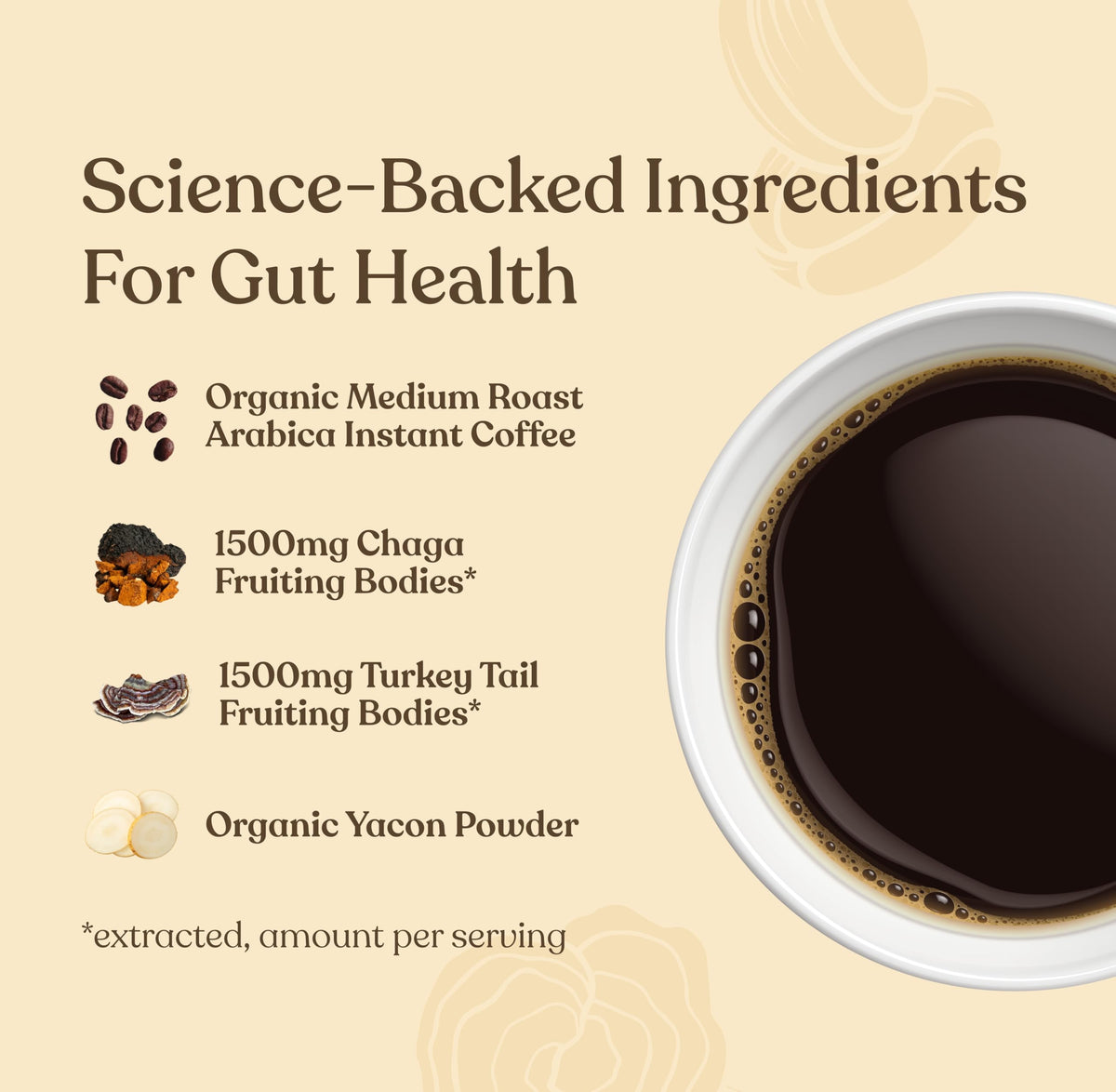 Four Sigmatic Mushroom Coffee Mix Lion's Mane, Chaga & Cordyceps