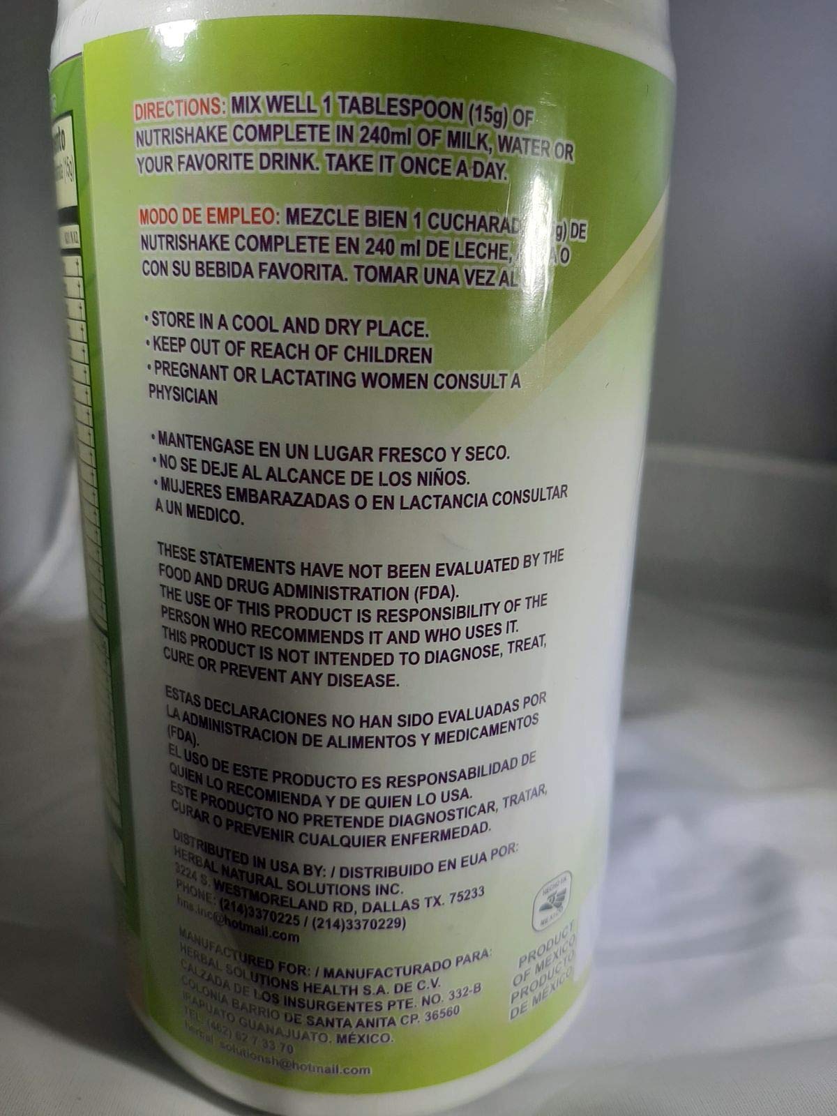 Herbal Solutions Health Nutri Complete Shake - 16 oz - image 3