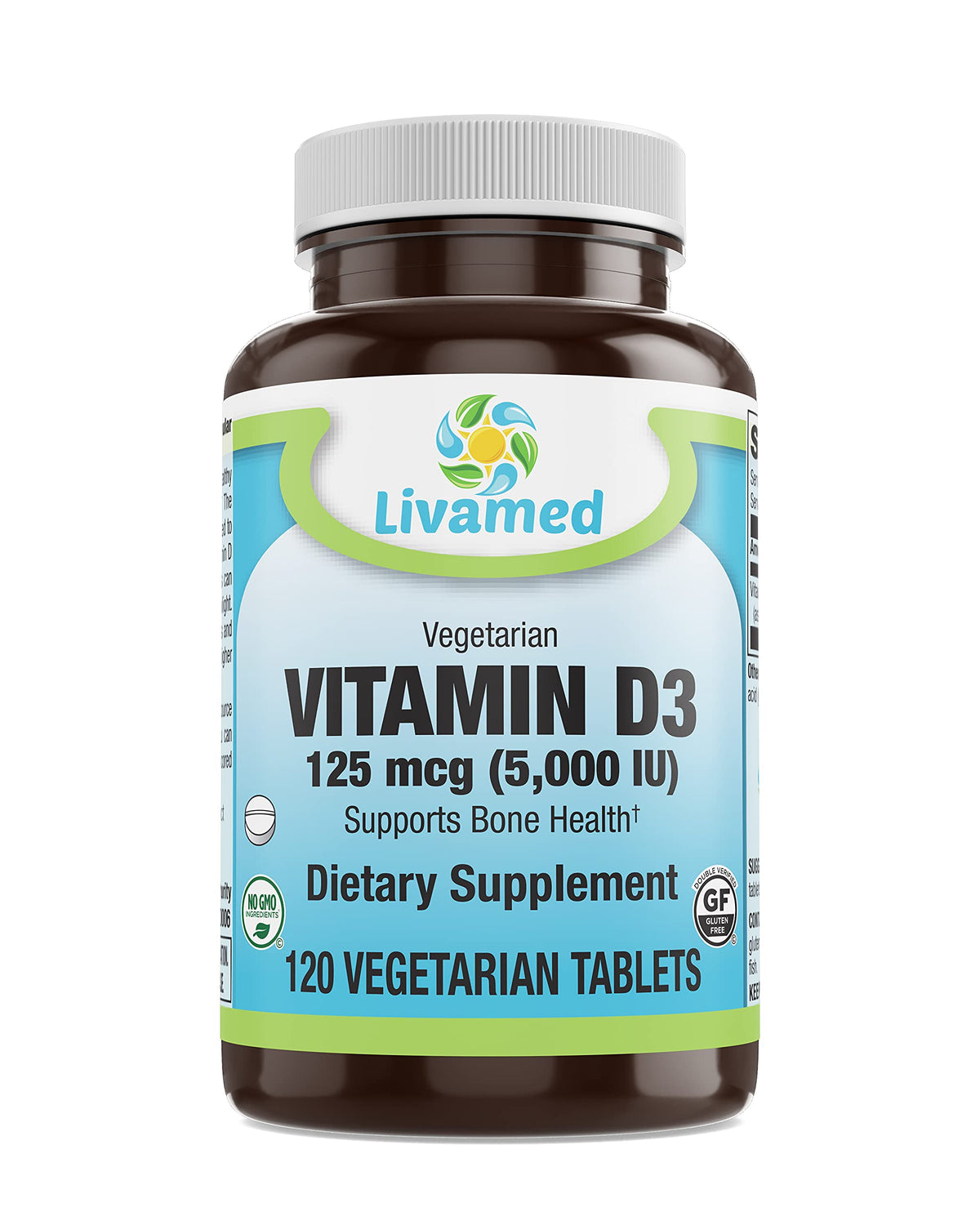 Livamed Vitamin D3 5,000 IU - 120 Tablets