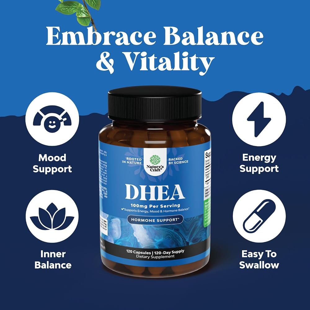 Natures Craft DHEA Supplement for Women & Men
