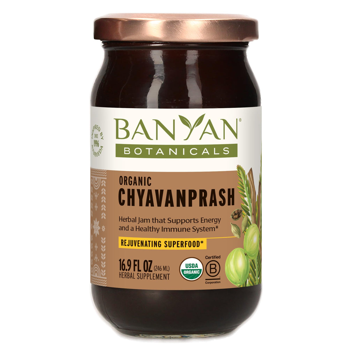 Banyan Botanicals Organic Chyawanprash Immune Support - 16.9 oz