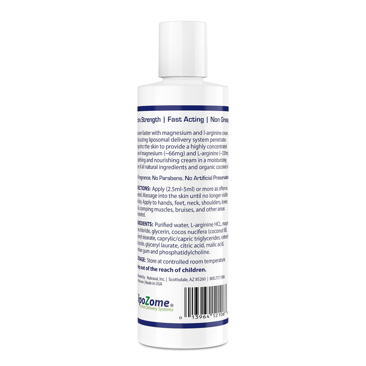 Nutrasal Magnesium L-Arginine Cream - 8 oz - image 2