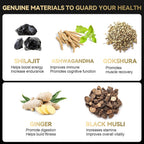 Grevol Pure Himalayan Shilajit Gummies: Gold Grade Shilajit Riched