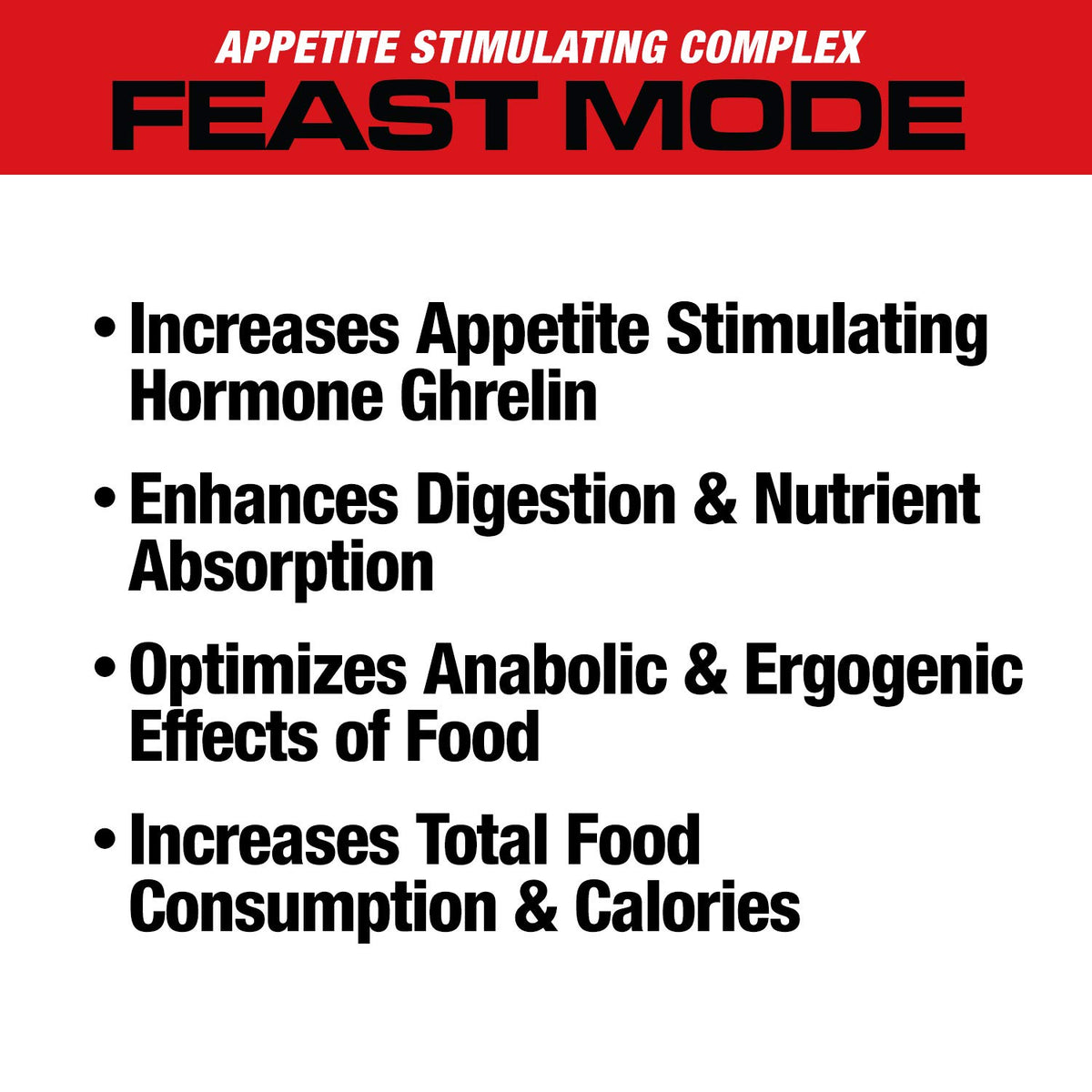 MuscleMeds Feast Mode Appetite Stimulant Weight Gain Pills - 90 Capsules - image 4