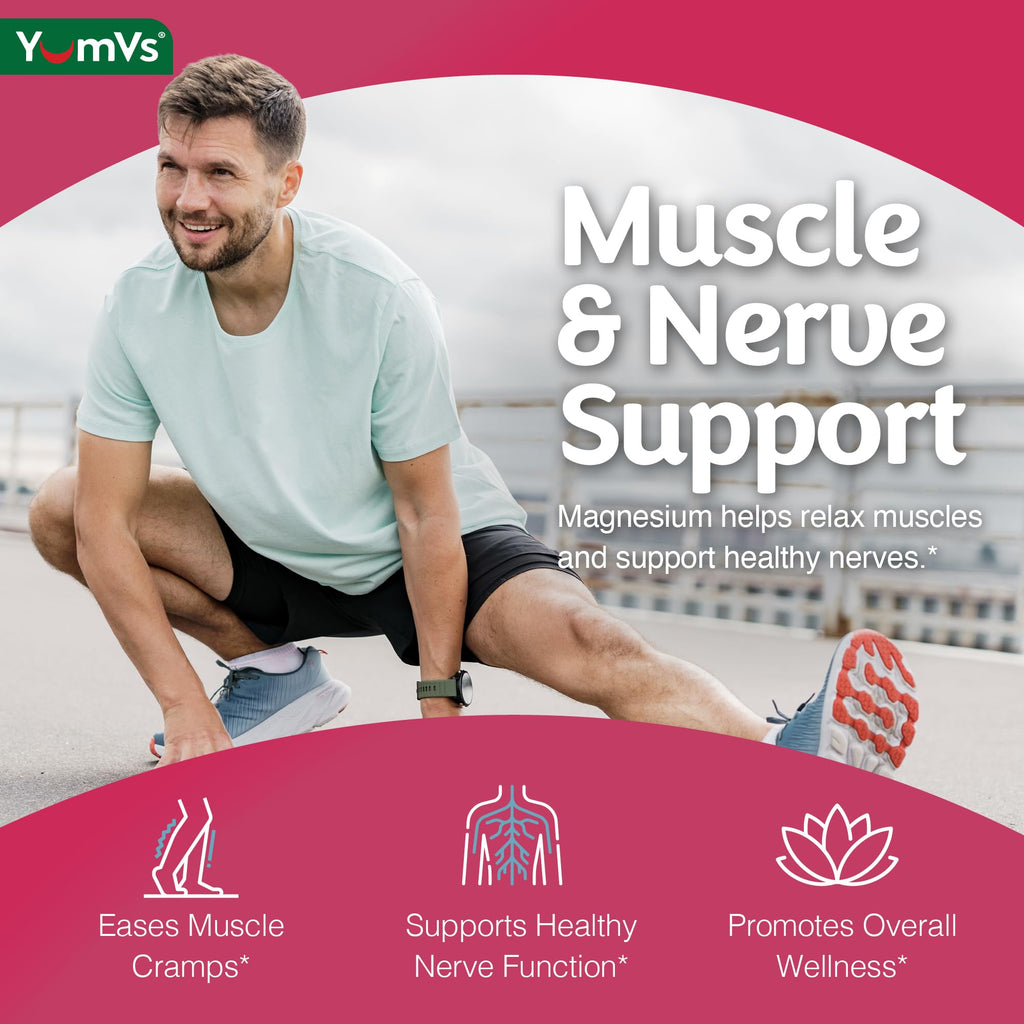 YUM-V'S Magnesium Citrate Gummies by YumVs