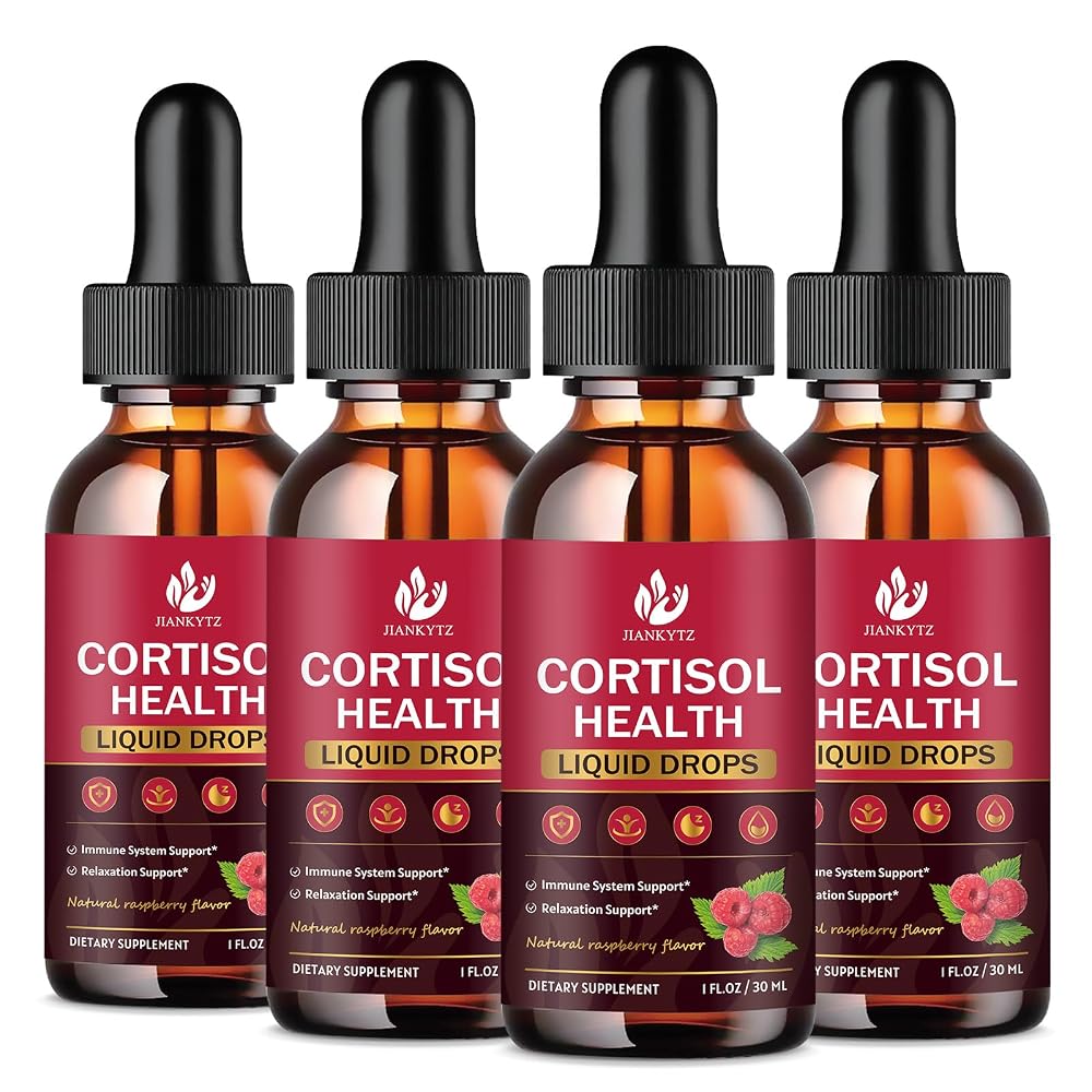 JIANKYTZ Cortisol Liquid Drops for Women - Balanced Cortisol