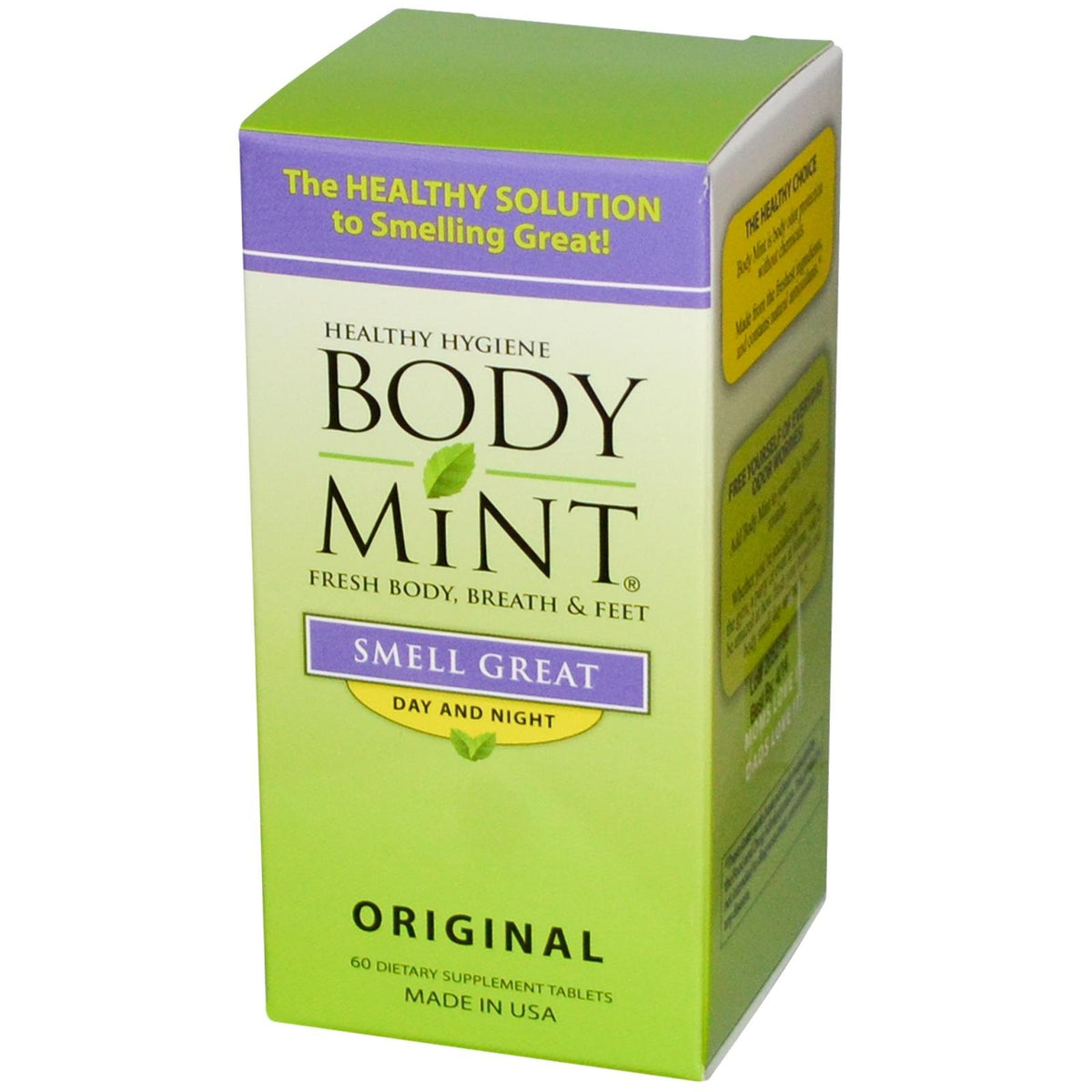 Body Mint Smell Great Day and Night Original - 50 Tablets