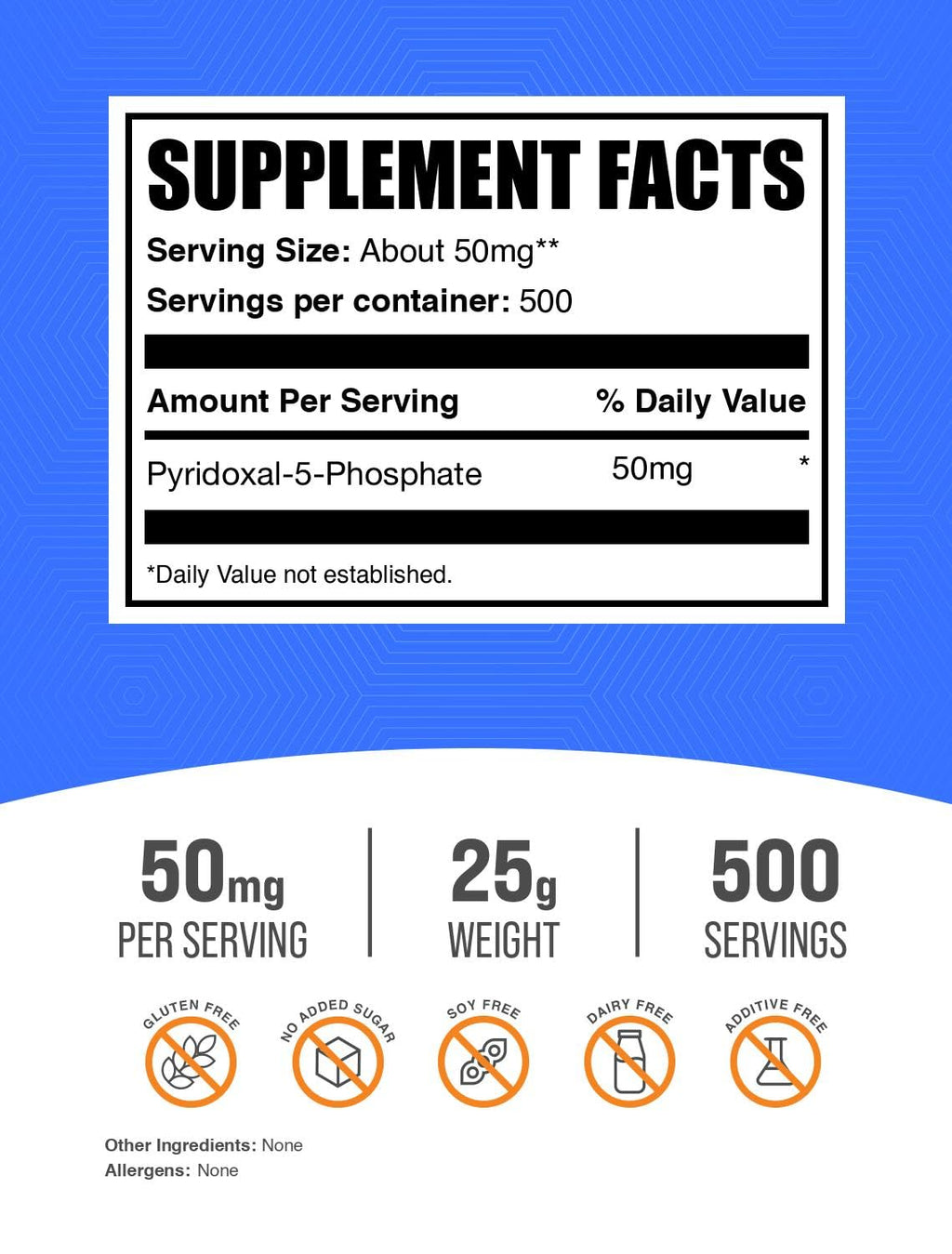 BulkSupplements.com Pyridoxal 5 Phosphate Powder (P-5-P)