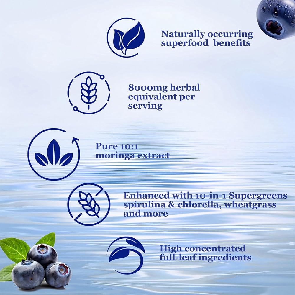 Vita PLynxera Raw Moringa Liquid Drops 8000 mg