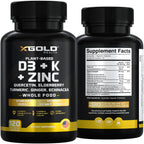 X Gold Health Vitamin D3 K2 K1 Zinc Quercetin Complex - 120 Capsules - image 7
