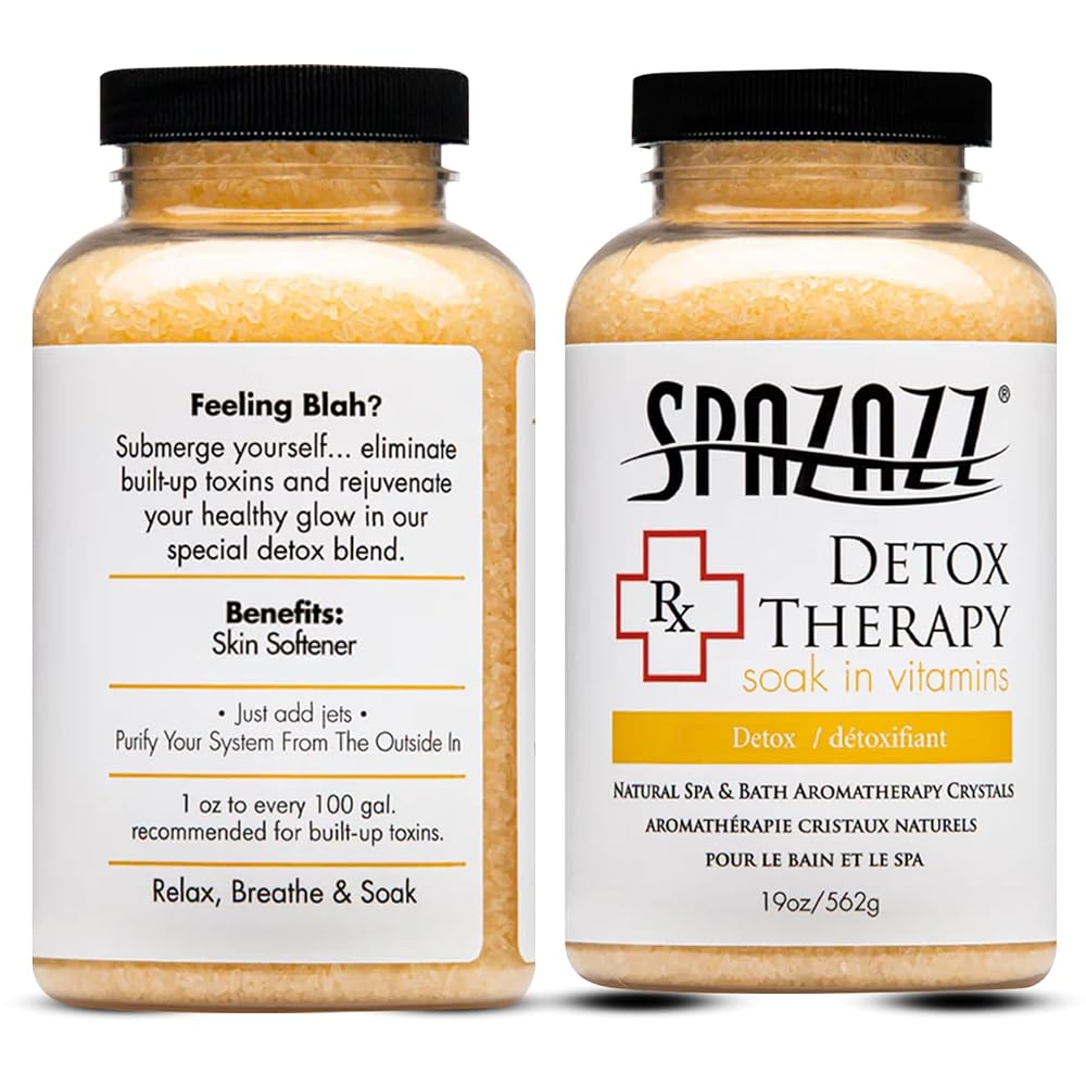 Spazazz RX Detox Therapy Hot Tub & Spa Salts for Relaxation - 19 oz - image 2