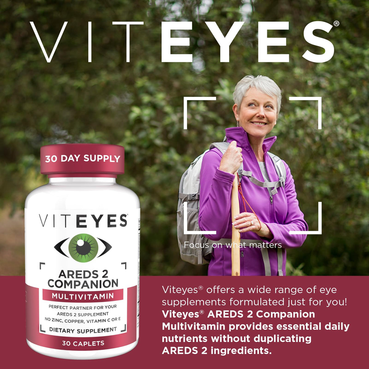 Viteyes Classic AREDS 2 Companion Multivitamin - 30 Capsules - image 2