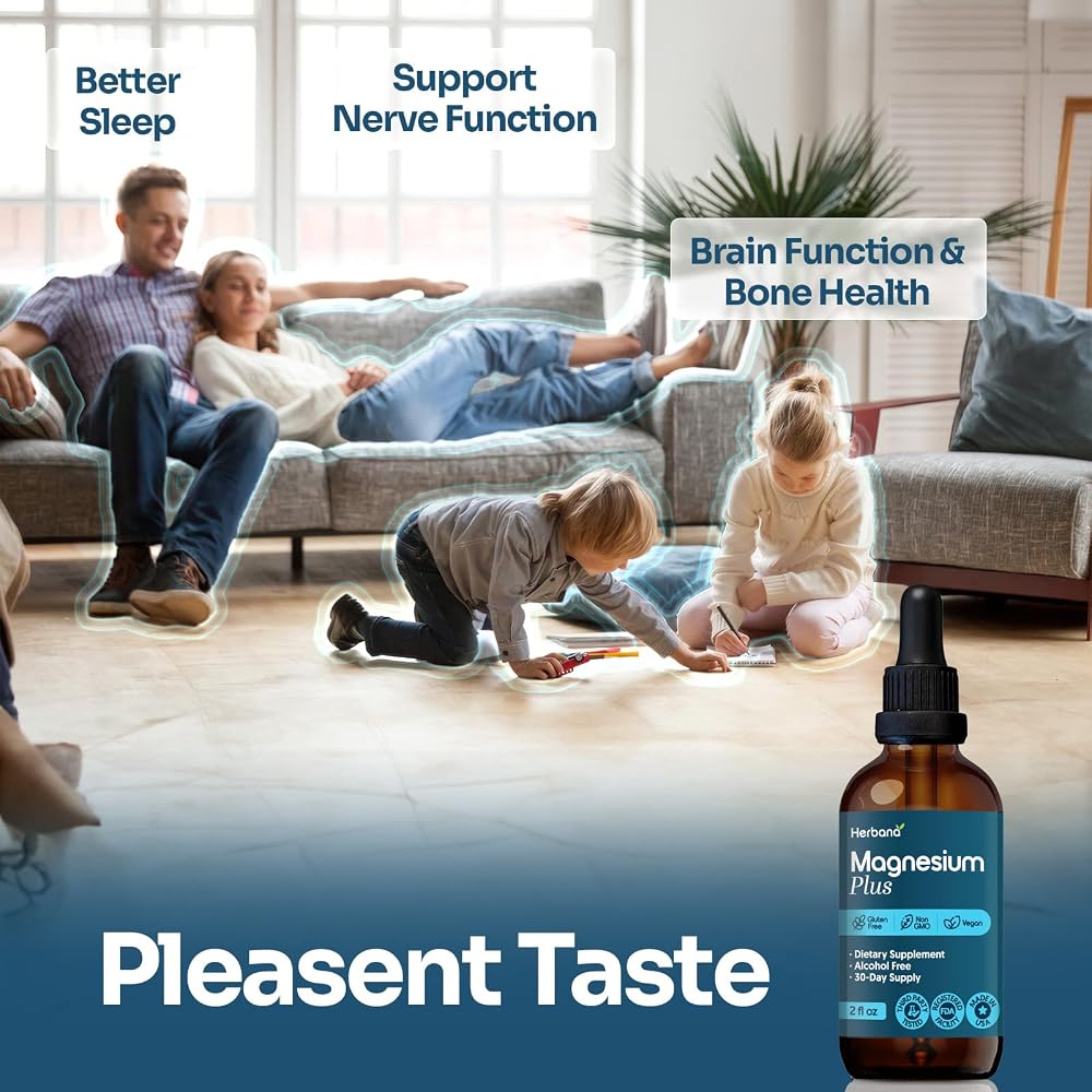 HERBANA MANUFACTURING Magnesium Complex Plus Liquid Drops - Advanced
