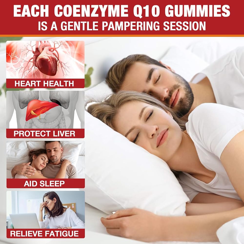 VAJYKEWJY Sugar-Free CoQ10 Gummies 300 mg - 60 Count - image 3