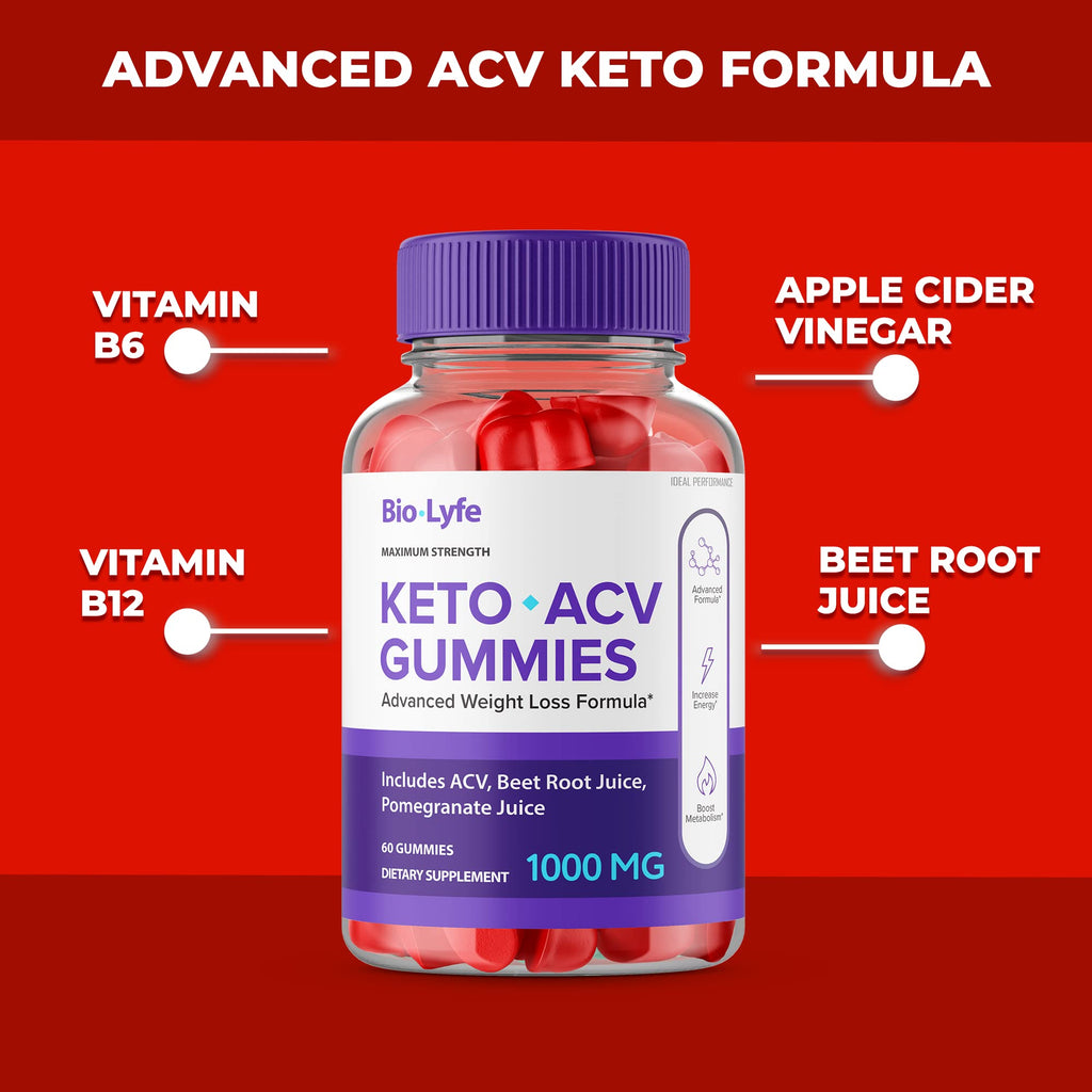 IDEAL PERFORMANCE Biolyfe Keto ACV Gummies - 300 Count - image 3