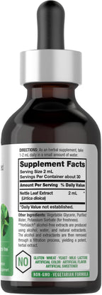 Horbäach Nettle Leaf Extract Drops Alcohol Free - 2 fl oz - image 2