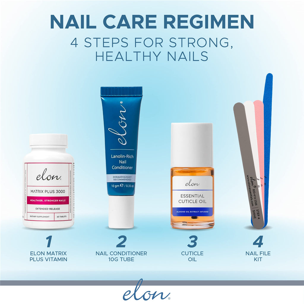 Elon Matrix Plus 3000 Biotin Nail Vitamins for Stronger Nails - 60 Tablets - image 7