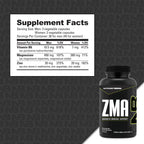 NutraBio ZMA Zinc Magnesium Vitamin B6 for Sleep & Recovery - 90 Capsules - image 2