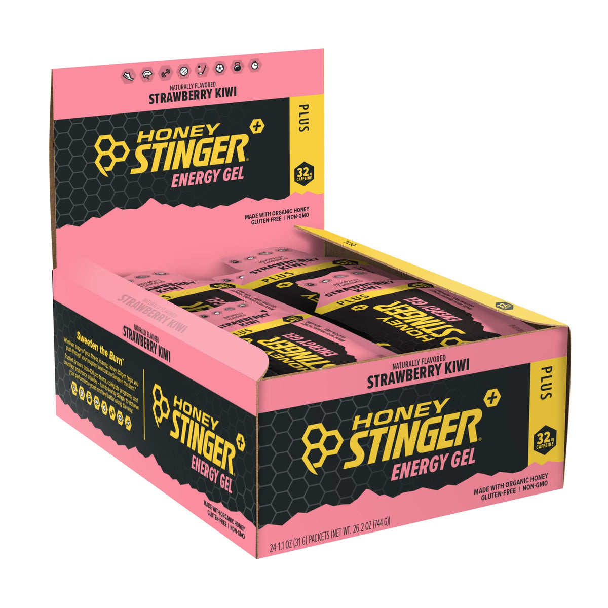 Honey Stinger Strawberry Kiwi Energy Gel - Pack of 24 - image 5
