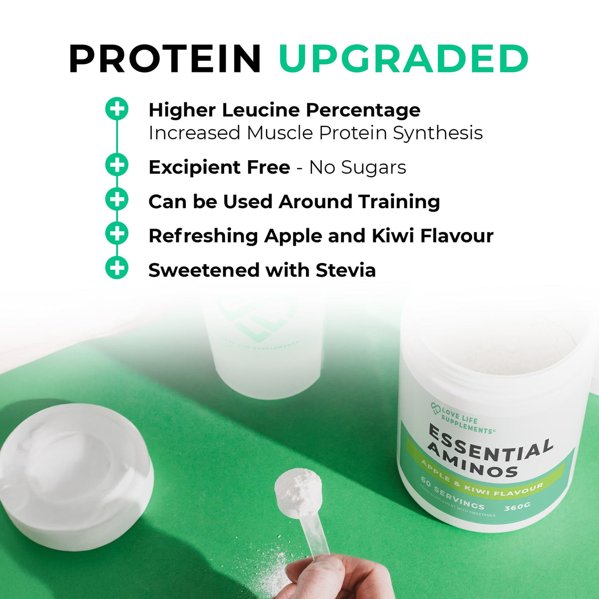 Love Life Supplements Essential Amino Acids Powder - 60 Servings - image 5