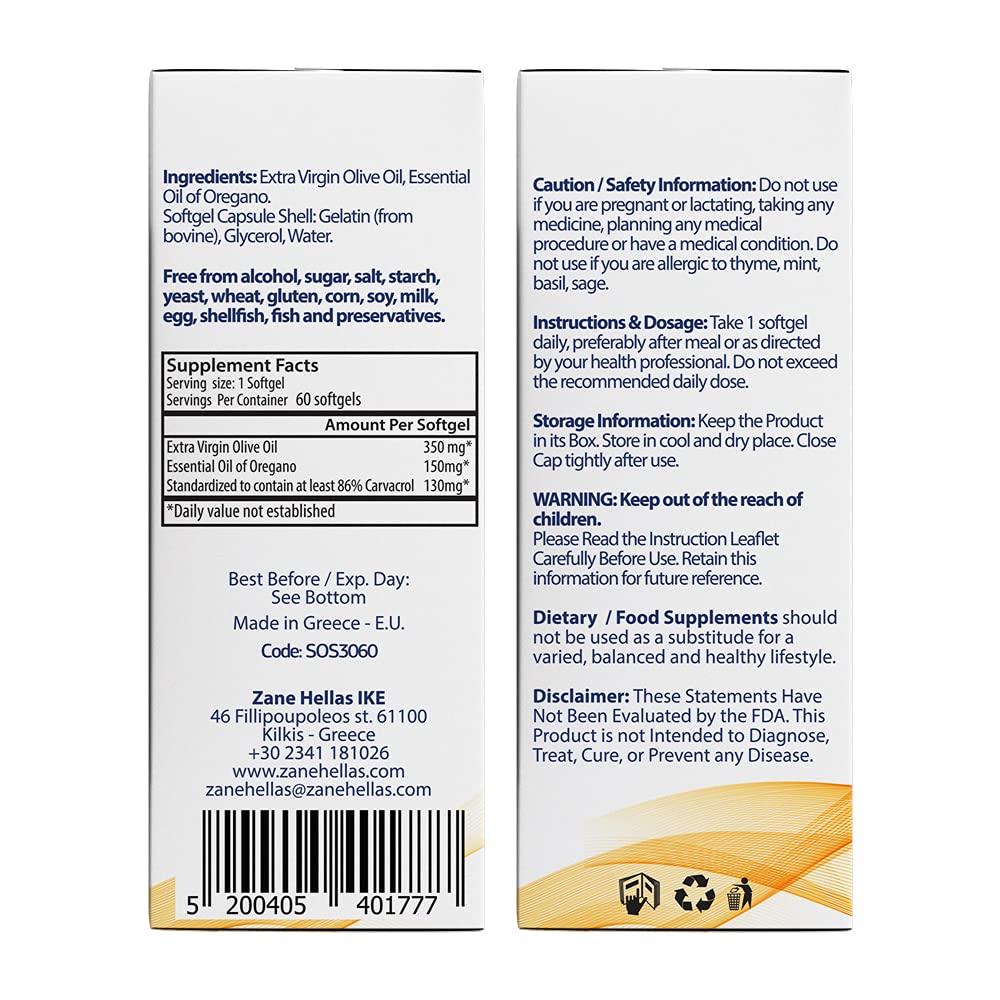 Zane HELLAS Probably the best oregano oil products in the world