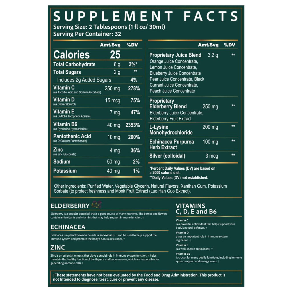 Wellgenix Immune Essentials Immune Support Liquid - 32 Fl Oz - image 7