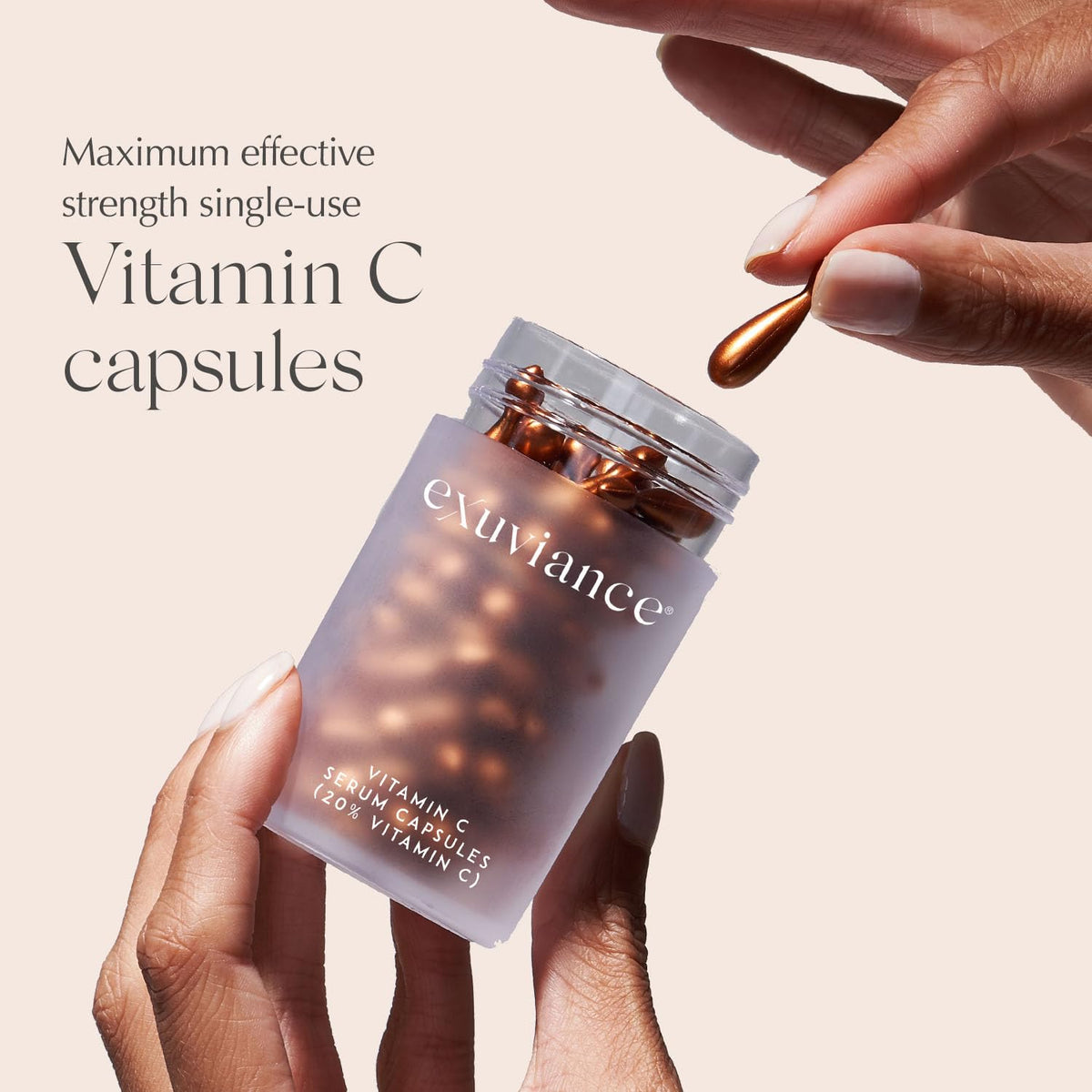 EXUVIANCE Vitamin C Serum Maximum Strength - 60 Capsules - image 3