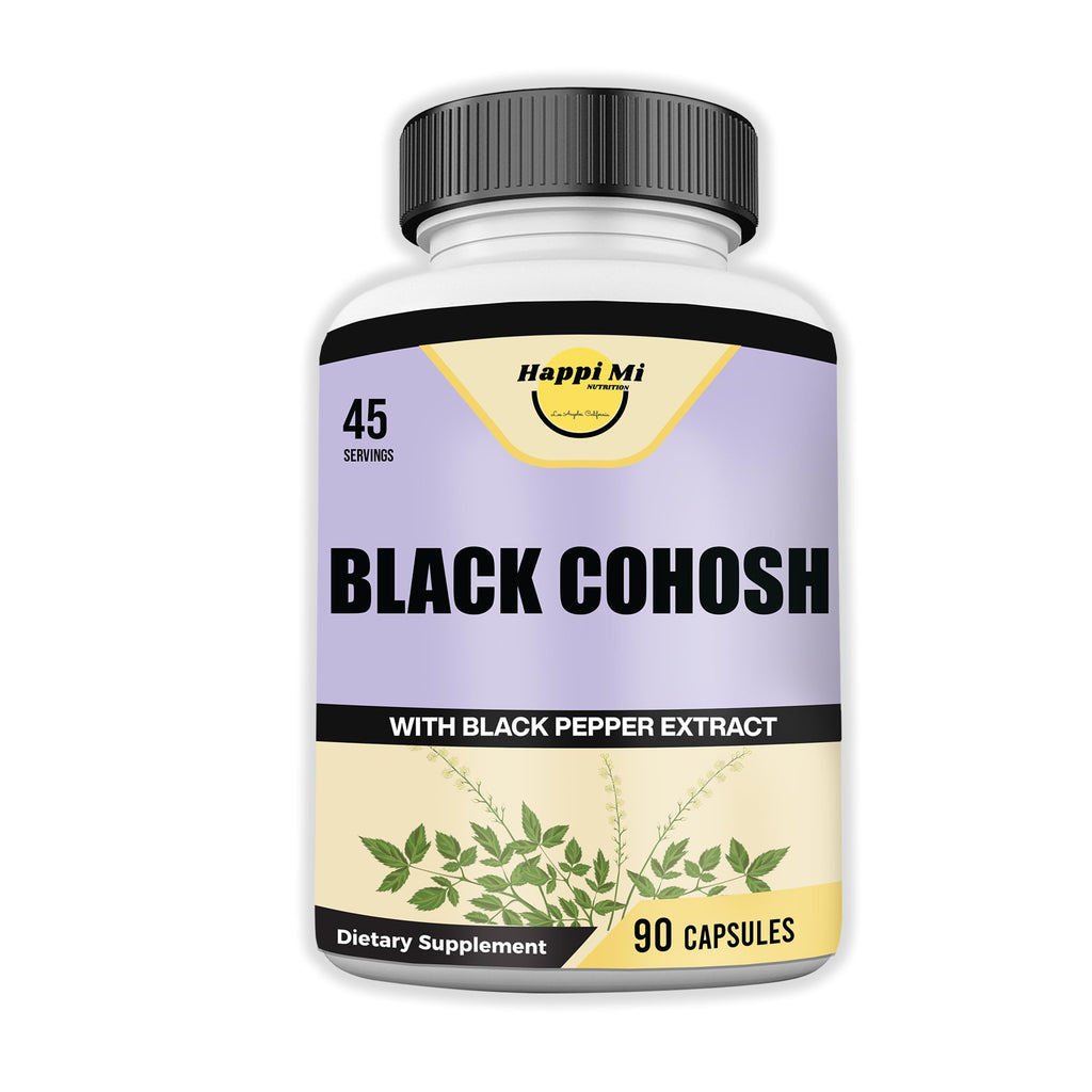 Happi Mi Nutrition Black Cohosh 1300 mg - 90 Vegan Capsules