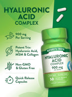Nature's Truth Hyaluronic Acid with Collagen & MSM - 50 Capsules - image 5