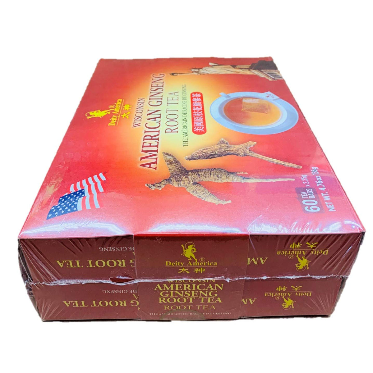 Deity America Wisconsin American Ginseng Root Tea - 60 Teabags - image 3