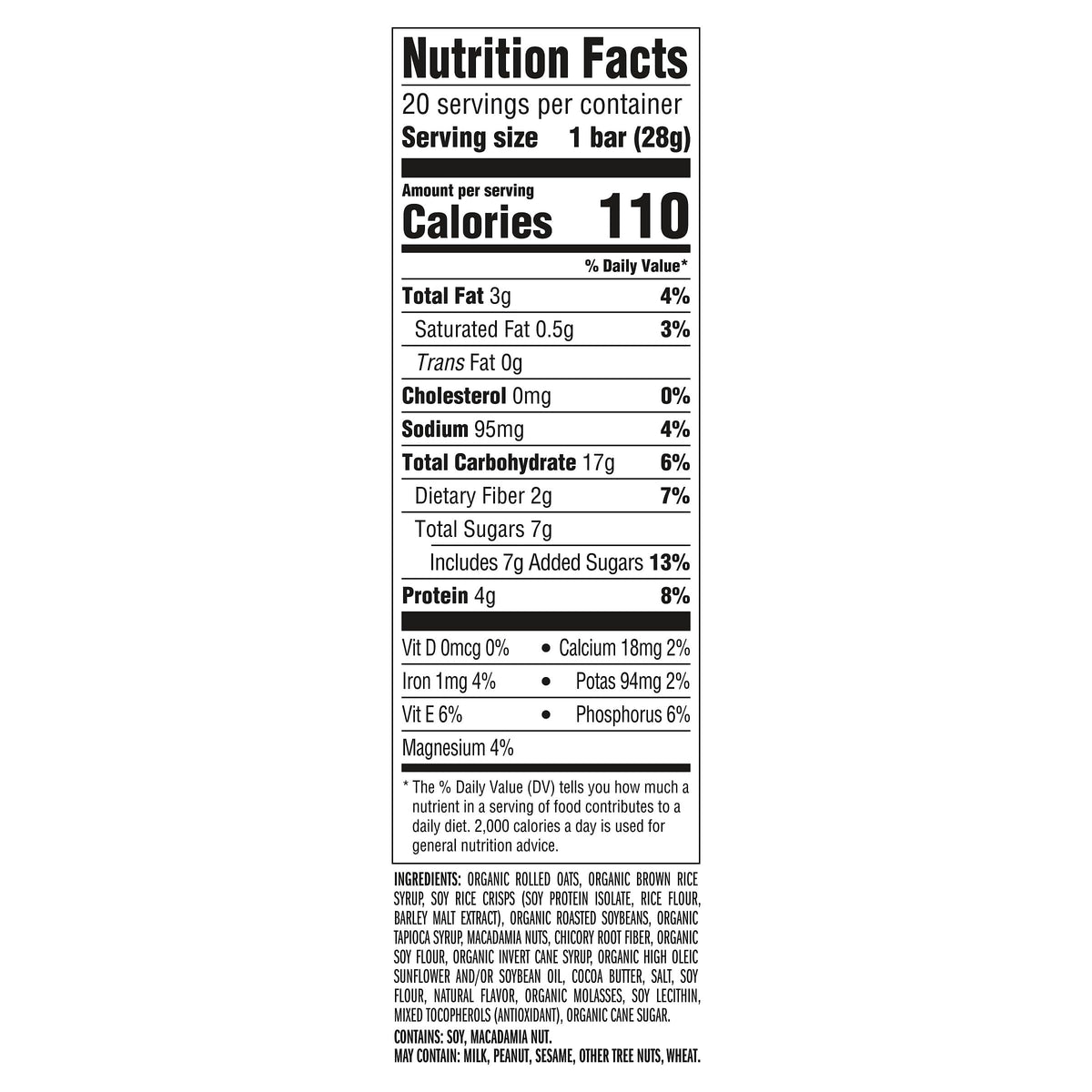 CLIF BAR Minis Snack-Size Energy Bars, Chocolate Chip