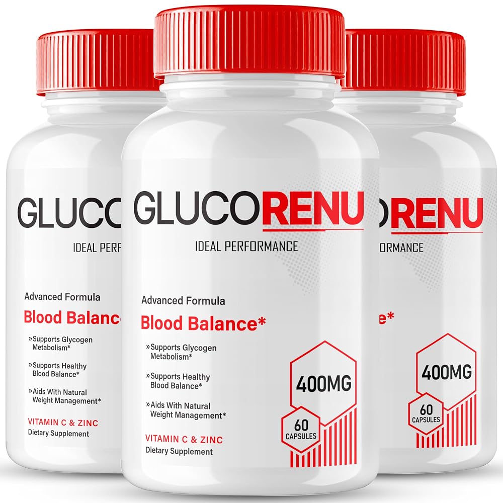 IDEAL PERFORMANCE Gluco Renu Glyco Support Capsules - 180 Count