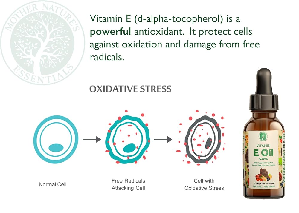 Mother Nature's Essentials Vitamin E 21,000 IU Oil - 1 Fl Oz (2 Pack) - image 3