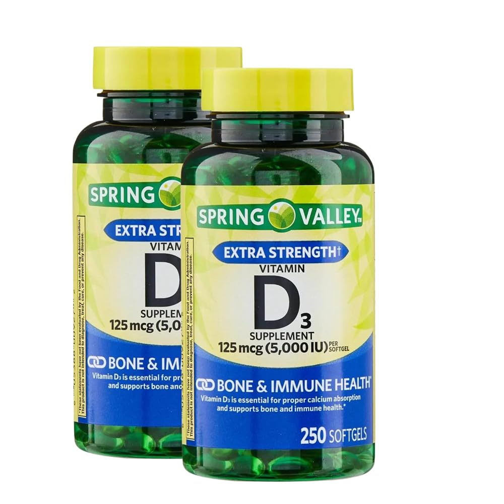 Unique Bundle Store Extra Strength Vitamin D3 5000 IU